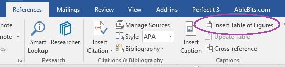 How to create table headings and figure captions in Microsoft Word ...