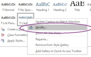 How to create table headings and figure captions in Microsoft Word ...